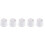 5Sets White Dessert Packaging Boxes Durable Double Layer Storage 9