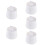 5Sets White Dessert Packaging Boxes Durable Double Layer Storage 10