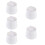 5Sets White Dessert Packaging Boxes Durable Double Layer Storage 11