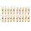 40Pcs Beige Wood Coat Sewing Buttons DIY Decorative Replacement 3