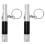 4Pcs Lightweight Survival Whistles with Compass Keychain and LED Light 10