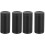 4Pcs Adjustable Bed Frame Support Sturdy Black Aluminum Wall Stoppers 7