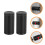 4Pcs Adjustable Bed Frame Support Sturdy Black Aluminum Wall Stoppers 10