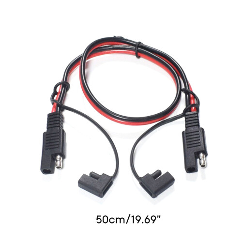 Cabo de extensão SAE 14AWG com conector SAE de desconexão rápida para painel solar, 50 cm/20 polegadas. 2
