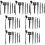 42Pcs Computer Cleaning Brush Set Black - Dust Removal for Electronics 6