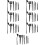 42Pcs Computer Cleaning Brush Set Black - Dust Removal for Electronics 9