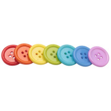 DIY Random Color Set of 600 Sewing Buttons for Kids DIY Toys, Plastic, Random Color, 20mm