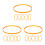 18Pcs Portable Orange Cotton Candy Machine Belts Plastic Replacement 5