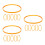 18Pcs Portable Orange Cotton Candy Machine Belts Plastic Replacement 6