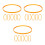 18Pcs Portable Orange Cotton Candy Machine Belts Plastic Replacement 9