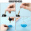 2X Electric Resin Drill Set,Including Eye Screws,Twist Drill Bits Tools,Electric Drill for DIY Keychains Crafts Making 2
