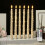 LED String Light Candle Plastic Battery Operated27cm White 4