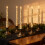 LED String Light Candle Plastic Battery Operated27cm White 5