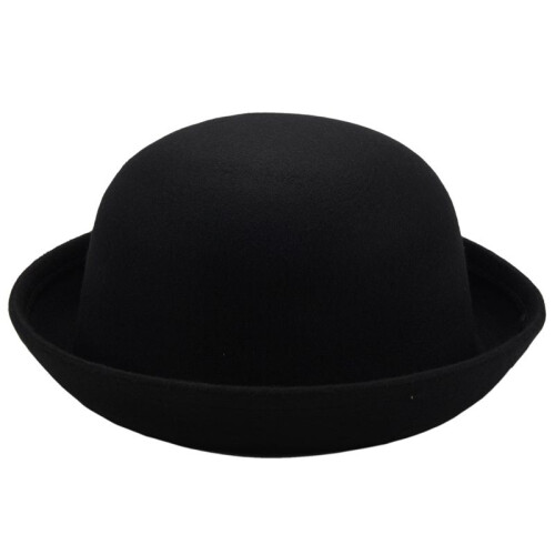3Piece Melon Bowler Hat Hat Bowler Hat Bowler Hat  Hat Chaplin Hat Riding Hat (Black) 2