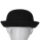 3Piece Melon Bowler Hat Hat Bowler Hat Bowler Hat  Hat Chaplin Hat Riding Hat (Black) 1