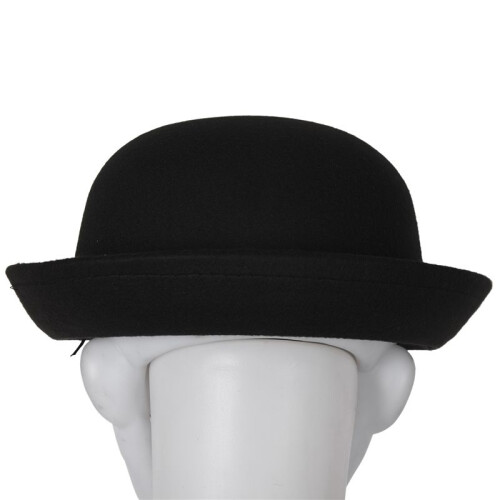 3Piece Melon Bowler Hat Hat Bowler Hat Bowler Hat  Hat Chaplin Hat Riding Hat (Black)