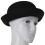 3Piece Melon Bowler Hat Hat Bowler Hat Bowler Hat  Hat Chaplin Hat Riding Hat (Black) 5