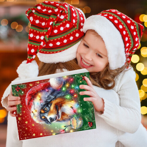 2025 Advent Calendar with 24 Acrylic Pendants 2