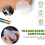 Disco de Acrílico Transparente de 36 Unidades Folha de Acrílico Circular de 4 Polegadas Círculo Espesso de Acrílico Redondo em Branco Painel de 3