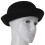 4Piece Melon Bowler Hat Hat Bowler Hat Bowler Hat  Hat Chaplin Hat Riding Hat (Black) 3