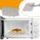 10Pieces Replacement Plates Thickened Sheets Microwave Oven Mica Sheet Waveguide Cover Plate for Efficient Heating 2