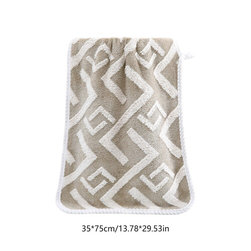 Plush Bath Towel Polyester Fleece 70x140cm 2