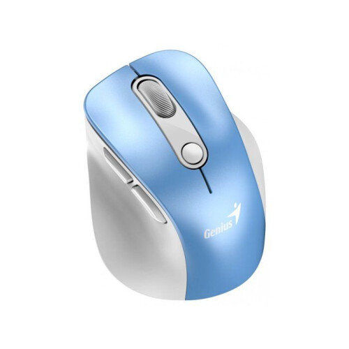 Mouse Genius sem fio Bluetooth recarregável Mini Ergo 9000S Pro Azul 1