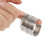100X Quality 50mm Keyring Split Ring Set Heavy Duty Large Nickel Key Loop Sprung Hoop 3