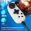Controle Bluetooth para jogos mobile iOS e Android, gamepad retrátil sem fio – Transforme seu celular em um console! Compatível com 4