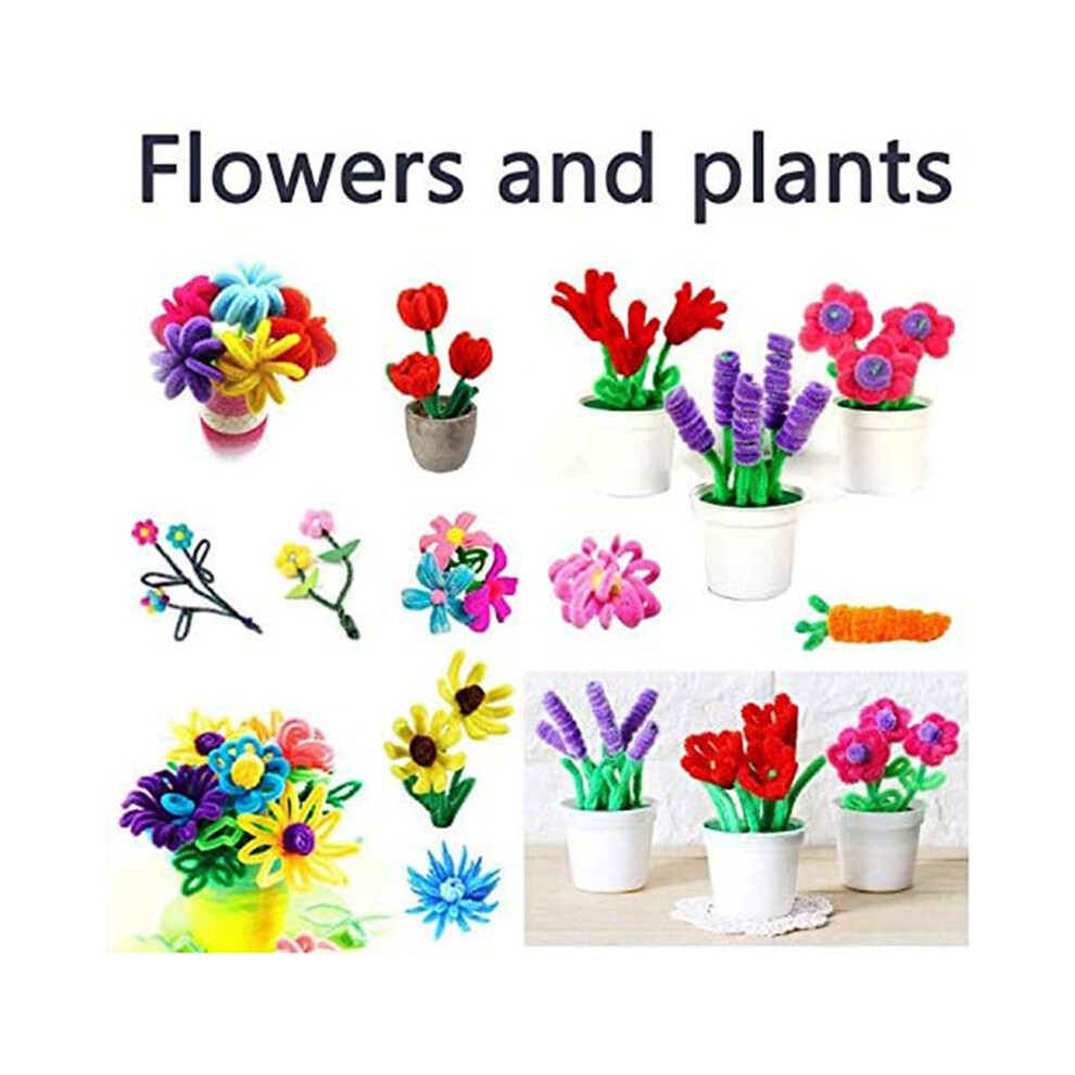 400Pcs Pipe Cleaners Chenille Stems Kids Diy Educational Toys Art Crafts Decorations 6033193019638