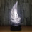 Νυχτερινό φως Feather3D Illusion – Smart Touch, RGB, 16 χρώματα, τηλεχειριστήριο, τροφοδοσία μέσω 2