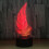 Νυχτερινό φως Feather3D Illusion – Smart Touch, RGB, 16 χρώματα, τηλεχειριστήριο, τροφοδοσία μέσω 3