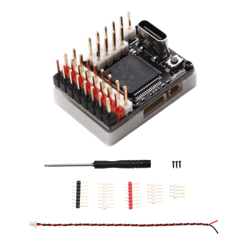 F4Wing Mini MK1 Flyvecontroller STM32F405 med BEC understøtter AP//INAV-firmware til mikrotype fastvingede fly, 1 * flyvecontrollersæt, sort 1