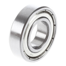 6002Z 15 x 32 x 9 mm Shielded Metal Bearings 50 Pcs, Silver