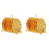 2Sets Zinc Alloy Cup Mats Retro Drink Coaster 2