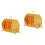 2Sets Zinc Alloy Cup Mats Retro Drink Coaster 4