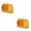 2Sets Zinc Alloy Cup Mats Retro Drink Coaster 6