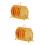 2Sets Zinc Alloy Cup Mats Retro Drink Coaster 7