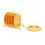 2Sets Zinc Alloy Cup Mats Retro Drink Coaster 8