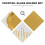 2Sets Zinc Alloy Cup Mats Retro Drink Coaster 9