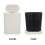 Beige Press Type Trash Can with Lid Plastic Garbage Bin for Kitchen Bathroom and Office Use 3