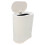 Beige Press Type Trash Can with Lid Plastic Garbage Bin for Kitchen Bathroom and Office Use 6