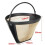 Useful Reusable 10-12 Cup Coffee Filter Permanent Cone-Style Coffee Maker Machine Filter Gold Mesh with Handle Cafe Coffees Tool 6