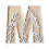 Conjunto de letras do alfabeto de madeira para pintar, 12,7 cm (5 polegadas) 2