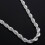 Twist Chain Halskæde Charm til Kvinder og Mænd 5