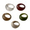 Resin Cocktail Ring Glossy Lightweight Multiple Colors 5