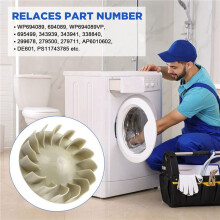 2X 694089 Dryer Blower Wheel,Replacement Dryer Blower Assembly Compatible with Most Dryers-Replaces PS11743785 279500
