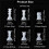 3set Chess Mold for Resin Silicone Chess Resin Mold Chess Crystal Epoxy Casting Molds 3