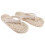 2St Modieuze Witte Japanse Slippers Dames Buiten Geweven 3