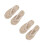 2St Modieuze Witte Japanse Slippers Dames Buiten Geweven 8